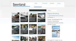 Desktop Screenshot of magazin-seenland.de